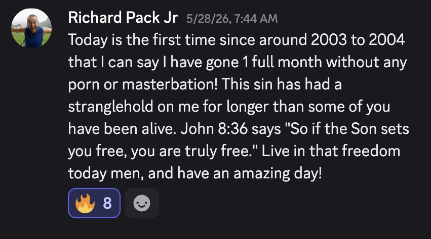 Richard's testimony inside the brotherhood