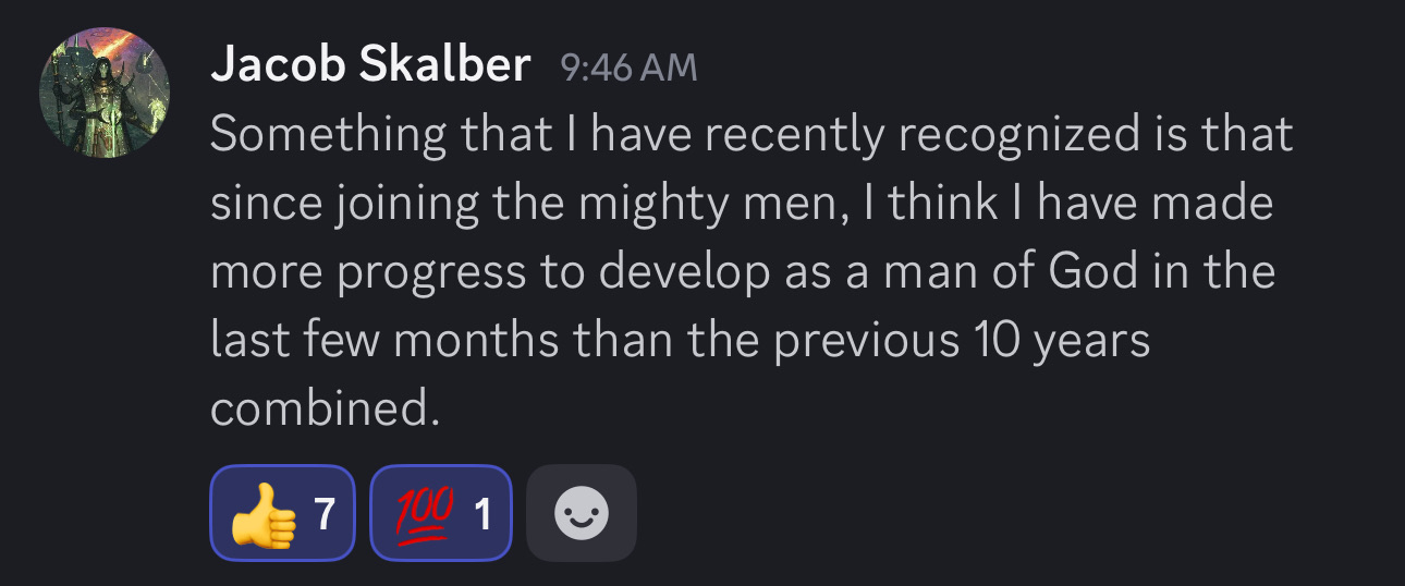 Jacob's testimony from inside the brotherhood